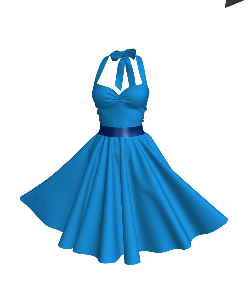 Dress Biru